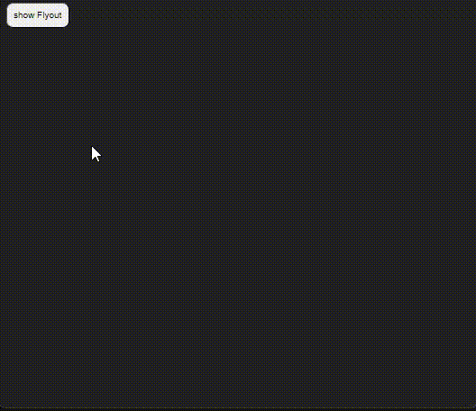 Angular flyout demo