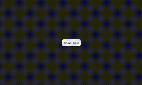 React flyout demo
